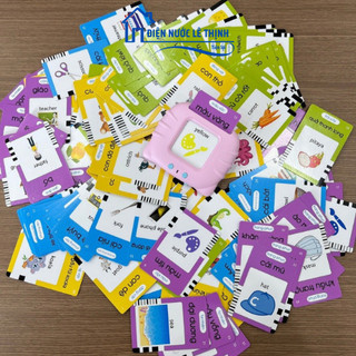 Máy Đọc Thẻ Tiếng Anh, Máy đọc thẻ Flashcard Song Ngữ Anh _ tiếng anh giáo dục sớm cho bé loại 1, 224 từ vựng