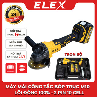 Máy Mài Pin Elex 199V không chổi than - Máy cắt pin cầm tay tặng kèm lưỡi cưa gỗ cao cấp bảo hành 24 tháng