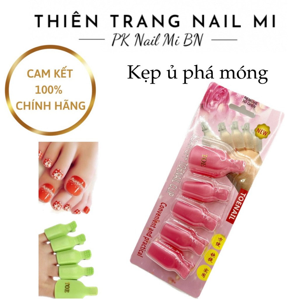 Kẹp ủ phá chân - kẹp ủ phá gel bộ 5c