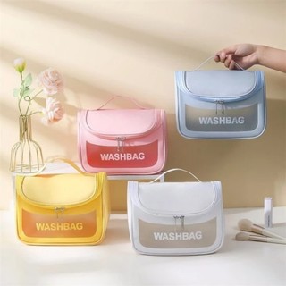 Túi đựng Mỹ Phẩm Túi đựng đồ Du Lịch Bằng Nhựa Chống Thấm WASHBAG Gọn Nhẹ Tiện Lợi