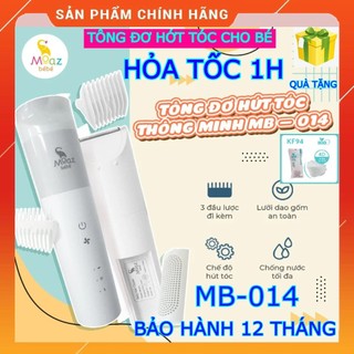(HOẢTỐC-1H) Tông đơ hớt tóc cho bé MOAZ BÉBÉ MB-014 cắt hút tóc - Máy cắt tóc thông minh Moaz Bebe MB014 - Chính hãng