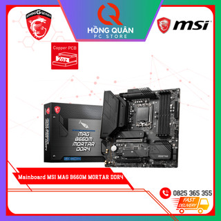 Mainboard bo mạch chủ msi mag b660m mortar ddr4 new - hàng chính hãng bảo hành 3 năm