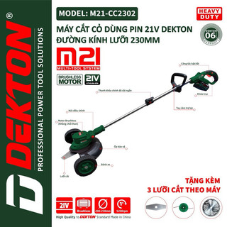 Máy cắt cỏ chạy pin dekton m21 cc2302