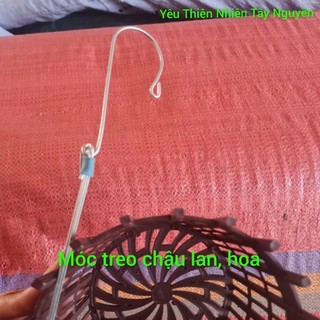 Móc treo chậu hoa , lan kẽm chống rỉ 70cm