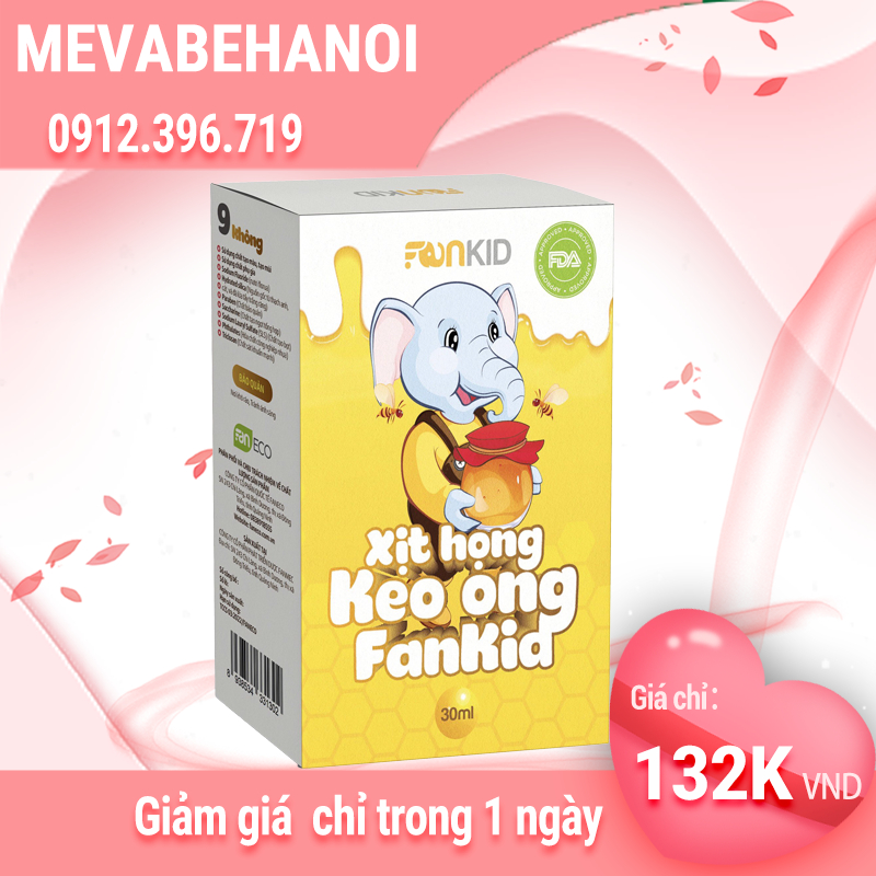 Xịt Họng Keo Ong FanBee Fankid Faneco - Chính Hãng
