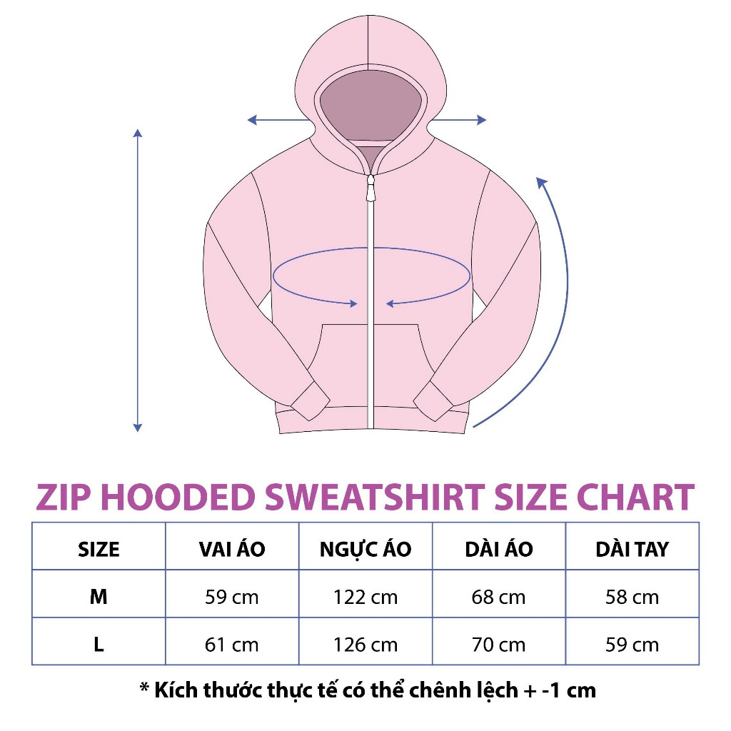 UPZ Áo Khoác Hoodie Dây Kéo Unisex Nỉ Chân Cua Cotton Cơ Bản SS1 (4 Màu)