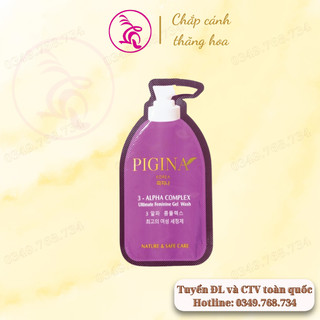 Dung dịch vệ sinh PIGINA dung dịch vệ sinh phụ nữ dạng gel không bọt, thành phần tự nhiên không hóa chất 5ml