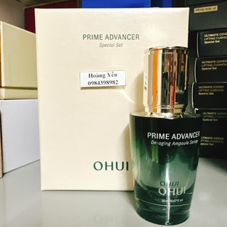 [MẪU MỚI] Serum Ohui Xanh OHUI PRIME ADVANCER AMPOULE SERUM 20ML
