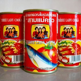 Cá Nục Xốt Cà 3 Cô Gái Thái Lan Lon 155g