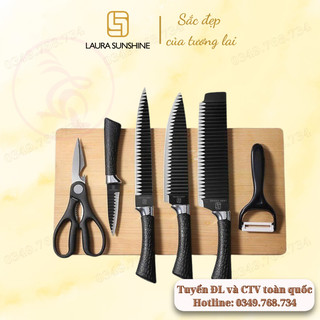 Bộ dao 6 món cao cấp Laura Sunshine _ Nhật Kim Anh