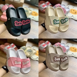 Dép BarBie xinh xỉu quai ngang xé dán đế cao 4 phân - Hỗ trợ đổi size - kimngan