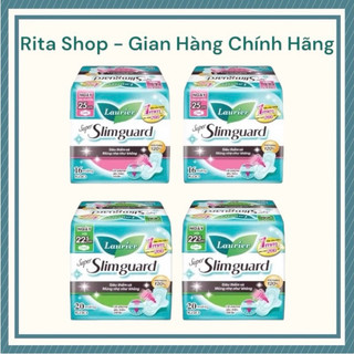 Băng Vệ Sinh Ban Ngày Laurier Slimguard siêu mỏng bảo vệ 1mm 22.5cm - 25cm