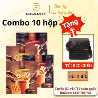 Combo 10 hộp cà phê laura coffee cà phê nhật kim anh