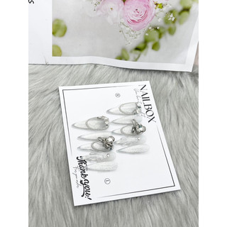 M88 nailbox thiết kế hoa Hồng  chram đá cao cấp
