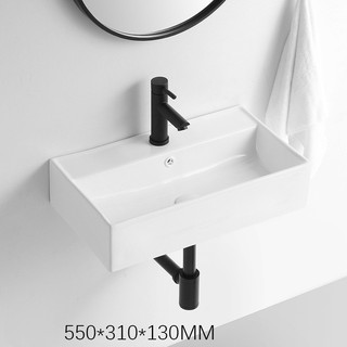  Chậu lavabo treo tường kích thước 55*31cm 