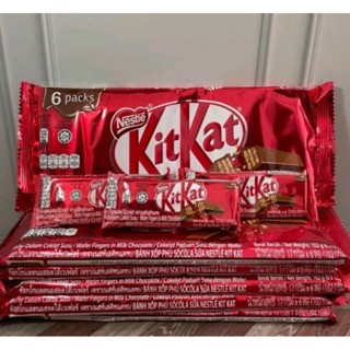 Bánh sô cô la KitKat Nestlé 17g gói 6 thanh