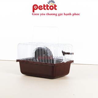 Lồng mini full phụ kiện cho hamster - Pettot