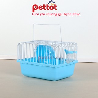 Lồng mini full phụ kiện cho hamster - Pettot