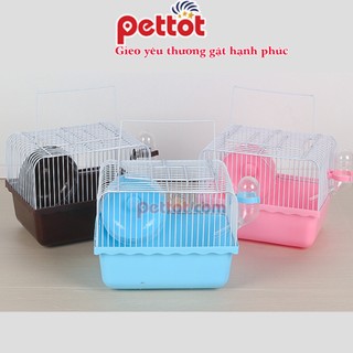 Lồng mini full phụ kiện cho hamster - Pettot