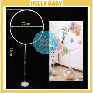 Trụ hình tròn gắn bóng bay trang trí sinh nhật, sự kiện, decor... (Cao 170cm)