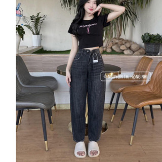 Baggy Jean Nữ Lưng Cao basic