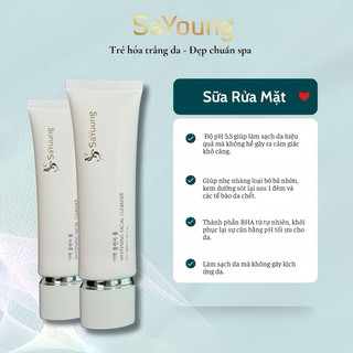 Sữa rửa mặt sayoung whitening facial cleanser 100ml