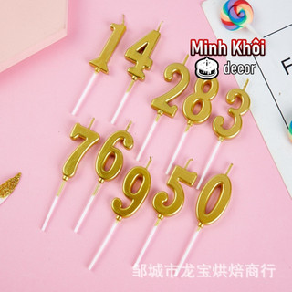  - Nến Số Béo Loại Đẹp - Trang trí bánh sinh nhật bánh kem