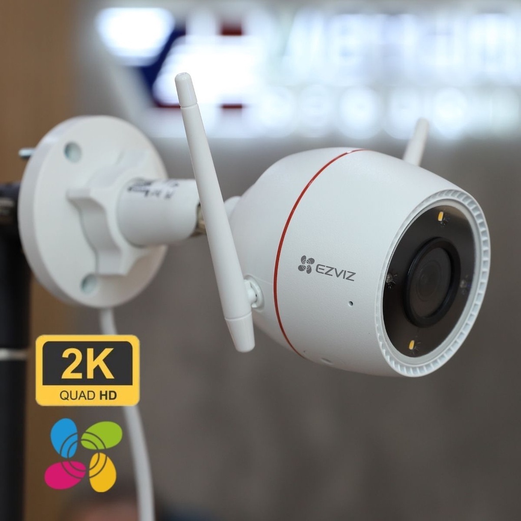 Camera IP/Wifi EZVIZ H3C 2K+ 4MP, Đàm Thoại 2 Chiều - Full Color Có Màu Ban Đêm - Chuẩn IP67 - BH 2 
