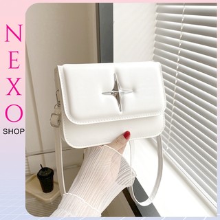 Túi xách nữ sang chảnh nắp gập logo sao hot trend Nexo Shop phong cách hot girl dễ thương xem phim dạo phố