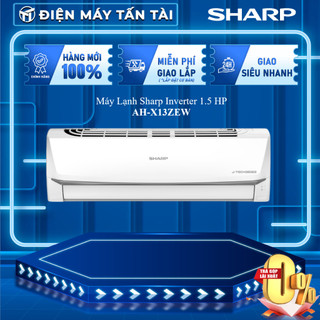 Ah-x13zew - miễn phí công lắp đặt - máy lạnh sharp inverter 1.5hp x13zew
