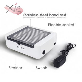 Máy hút bụi nail l’ugx lg608 chính hãng 40w - máy hút bụi móng tay lugx chạy êm lực hút mạnh