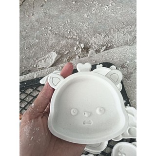 Tượng thạch cao mini đĩa dễ thương giá sỉ