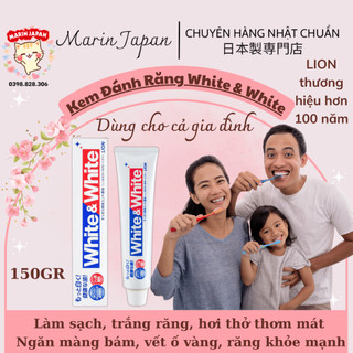 [Sale Giá Rẻ] Kem Đánh Răng White And White Lion Nhật Bản