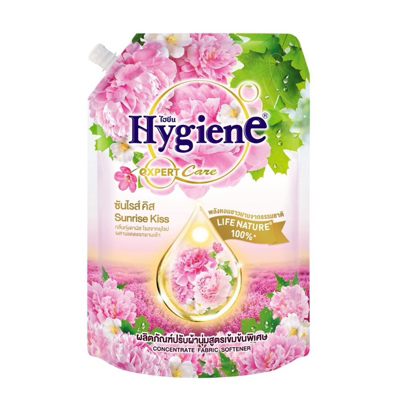 Nước xả vải đậm đặc Hygiene 1300ml/1150ml trắng Hồng Thái Lan