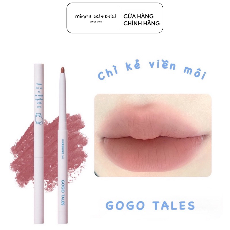 [Gogotales] Chì Kẻ Viền Môi Gogo Tales Velvet Fog Lip Liner