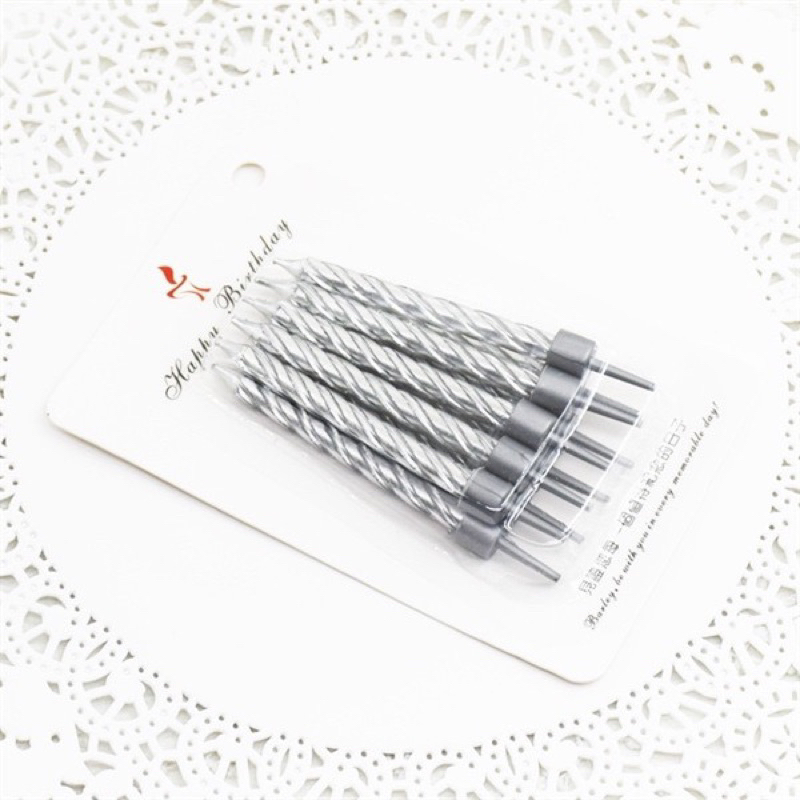 Vỉ 10 nến bạc