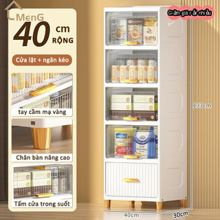 70 mặt rộng lưu trữ nhựa nhà bếp quần áo trẻ em tủ bảo quản đồ chơi bé tủ ăn nhẹ
