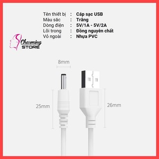DÂY SẠC MÁY RỬA MẶT FOREO (MẪU MỚI)