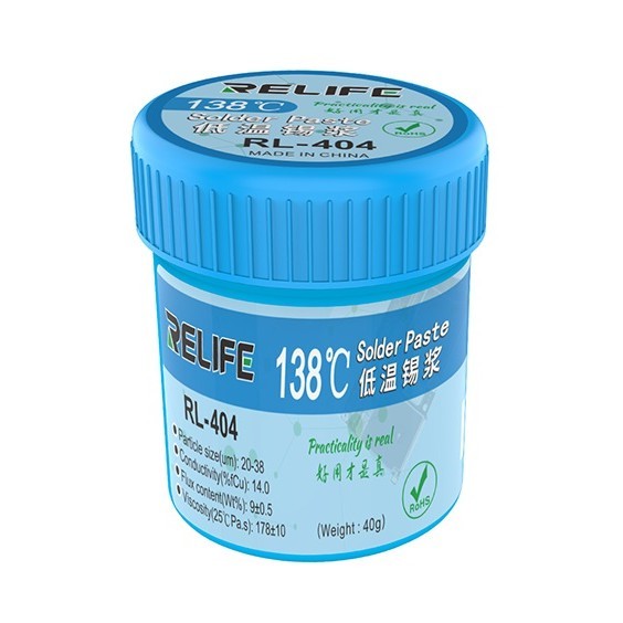 Chì Nhiệt Độ Thấp RL-404 138°C (40G) | LPK Thẩm Zin