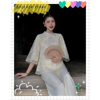 - Set đồ lam bigsize - Set pháp phục bigsize - Set đồ đi chùa bigsize