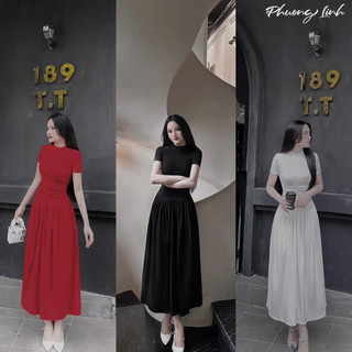 Đầm body xẻ tà dáng thể thao