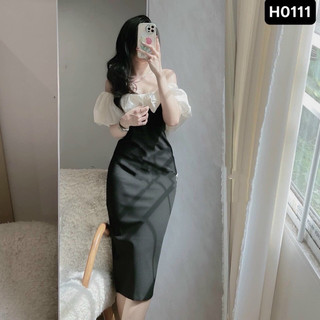 Váy đầm thiết kế form body quyến rũ đi tiệc dáng midi qua gối thanh lịch 4November