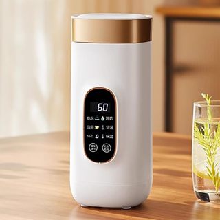 Ấm Siêu Tốc mini 650ml Ấm đun nước điện du lịch Cốc nước điện sưởi ấm nước điện để sưởi ấm bản đồ nước du lịch mini ấm