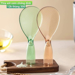 Thìa chống dính muôi môi lấy cơm chống dính nhựa cao cấp bền đẹp