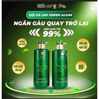 Cặp Dầu Gội Và Dầu Xả Prosee LEO Algae Anti Dandruff and Refseshing dành cho tóc dầu nhờn và gàu 750ml