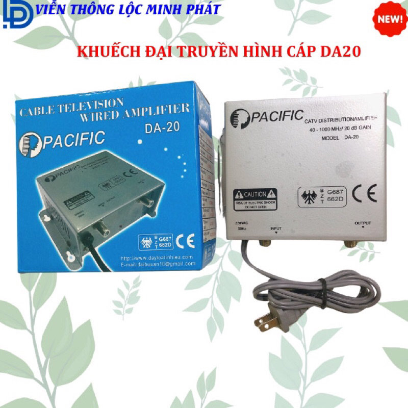 Khuếch đại truyền hình cáp Pacific DA20