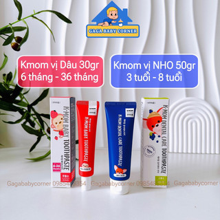 Kem đánh răng K-MOM cho bé từ 6 tháng - Kem đánh răng nuốt được