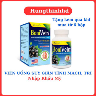 Combo 6 Hộp BoniVein - Hỗ Trợ Điều Trị Suy Giãn Tĩnh Mạch Và Trĩ