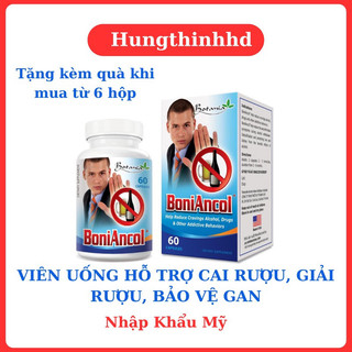 ✅BoniAncol- Hỗ Trợ Cai Rượu,  Giải Rượu, Thải Độc Gan