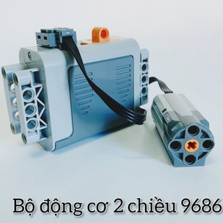 Bộ động cơ 9686 2 chiều cỡ m gồm 8883 và 8881 bảo hành 1 đổi 1 mới 1 tháng, tương thích technic education